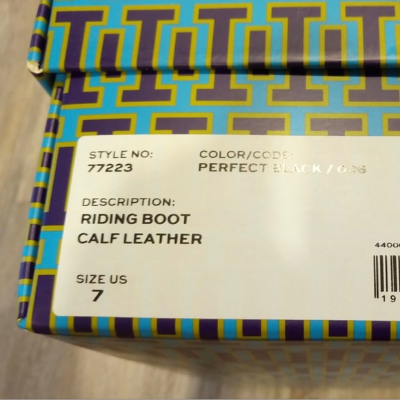 TORY BURCH T-HARDWARE RIDING BOOT Size: 7 - Picture 5 of 5